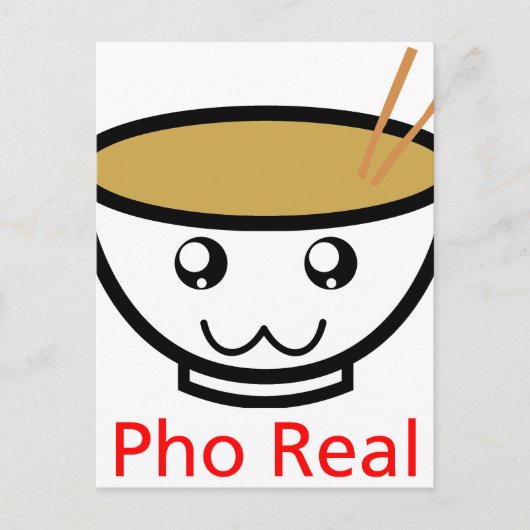 Pho Real Briefkaart (Voorkant)