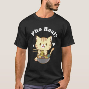 Pho Real Kat Vietnamese Noedelsoep Pho Soep Aziati T-shirt