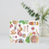 Pho Recipe Briefkaart (Staand voorkant)