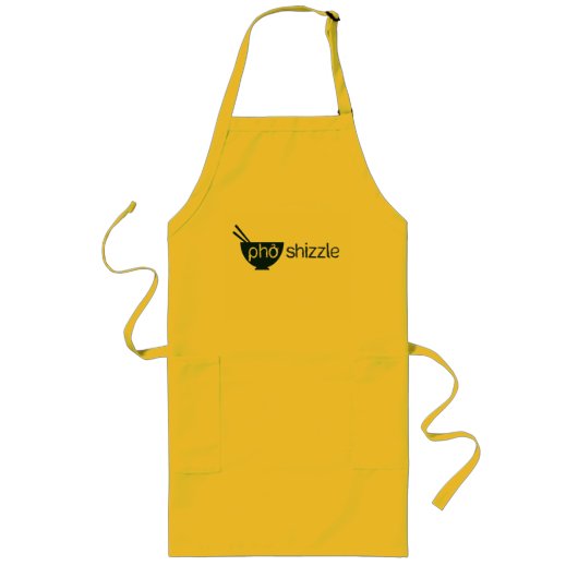 Pho Shizzle smock / apron Lang Schort (Voorkant)