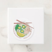 Pho Sho. Vietnamese soep Funny Birthday Party Bedankjes Labels (In situ)