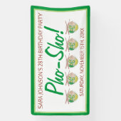 Pho Sho. Vietnamese soep Funny Birthday Party Spandoek (Verticaal)