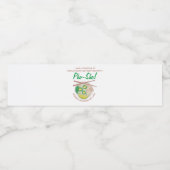 Pho Sho. Vietnamese soep Funny Birthday Party Waterfles Etiket (Enkel label)