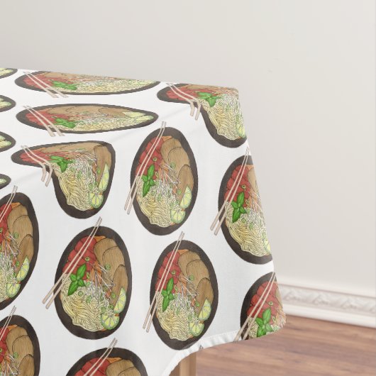 Pho Shop Noodles Chopsticks Vietnamees restaurant Tafelkleed (Voorbeeld)