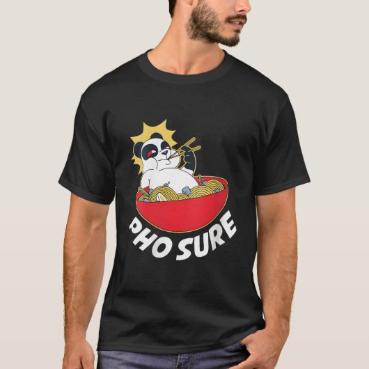 Pho Sure Panda T-shirt (Voorkant)