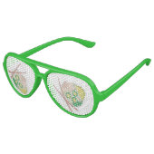 PHO Vietnamese Food Chicken Noodle Soup Chopsticks Aviator Zonnebril (Gekanteld)