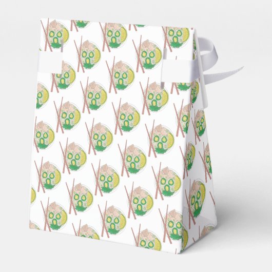 PHO Vietnamese Food Chicken Noodle Soup Chopsticks Bedankdoosjes (Achterkant)