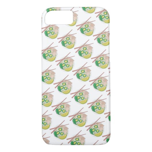 PHO Vietnamese Food Chicken Noodle Soup Chopsticks Case-Mate iPhone Case (Achterkant)