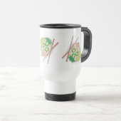 PHO Vietnamese Food Chicken Noodle Soup Chopsticks Reisbeker (Voorkant rechts)