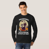 Phobia  Bibliophobia I Hate Studying Can We Play N T-shirt (Voorkant volledig)