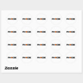 Phoebe Basketball Ronde Sticker (Vel)