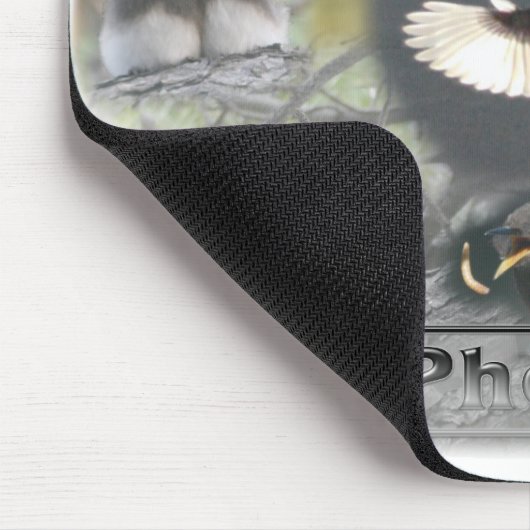 Phoebe Birds Foto Collage Muismat (Hoek)