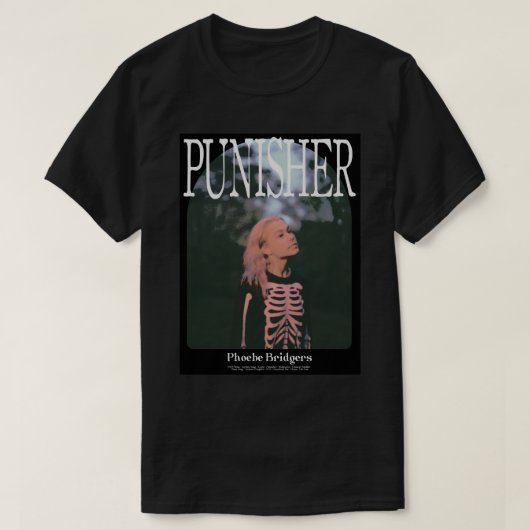 Phoebe Bridgers Alternatief Poster T-shirt (Design voorkant)
