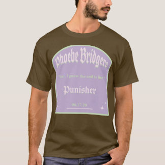 Phoebe Bridgers Grave paarse T-shirt