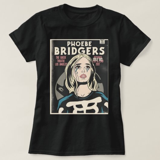 Phoebe Bridgers hometown shows Klassiek T-shirt (Design voorkant)