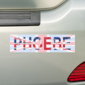 Phoebe Bumpersticker (Op auto)