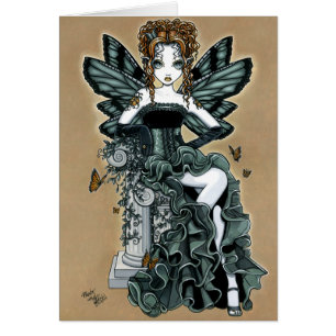 "Phoebe" Gothic Couture Butterfly Faircard