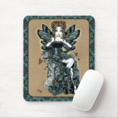 "Phoebe" Gothic Couture Butterfly Fairy Mousepad Muismat (Met muis)