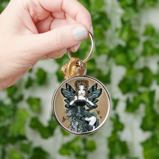 "Phoebe" Gothic Couture Butterfly Fairy Sleutelhan Sleutelhanger (Hand)