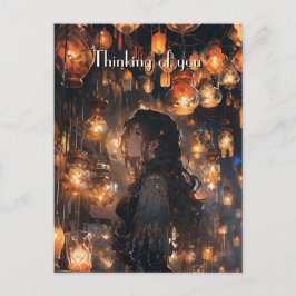 Phoebe in de Zaal van Lantaarns Briefkaart