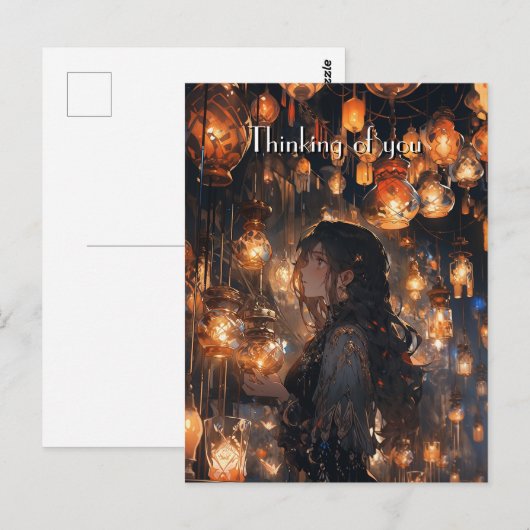 Phoebe in de Zaal van Lantaarns Briefkaart (Voorkant / Achterkant)