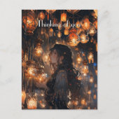 Phoebe in de Zaal van Lantaarns Briefkaart (Voorkant)