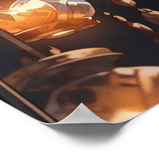 Phoebe in de Zaal van Lantaarns - Ultra breed Poster (Hoek)