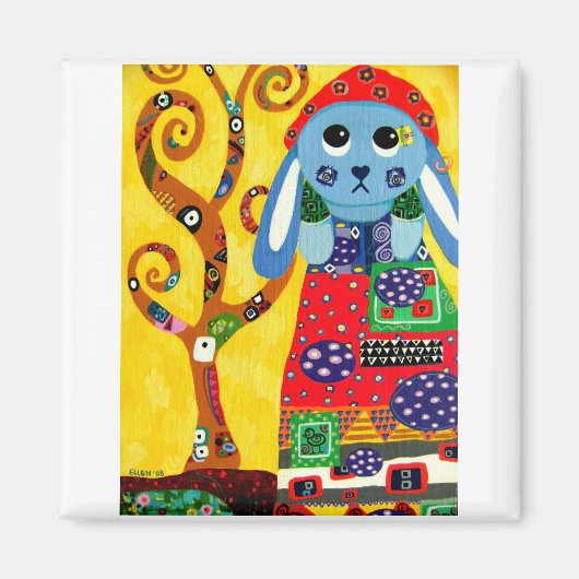 Phoebe in Klimt Magneet (Voorkant)