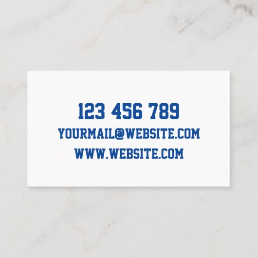 Phoebe Mechanische Visitekaartje (Achterkant)