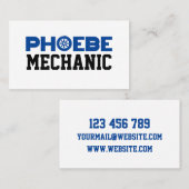 Phoebe Mechanische Visitekaartje (Voorkant / Achterkant)