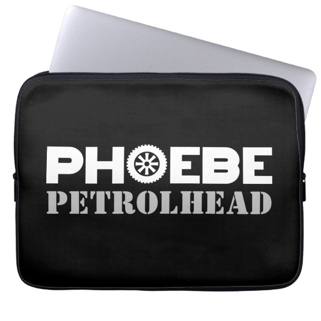 Phoebe Petrolhead Laptop Sleeve (Voorkant)