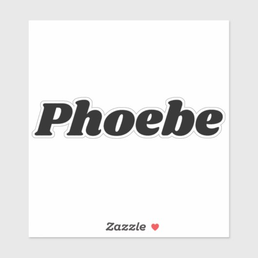 Phoebe Sticker (Vel)