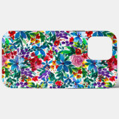 Phoebe Waterverf Floral  Case-Mate iPhone Case (Achterkant (horizontaal))