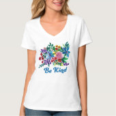 Phoebe WEES AARDIG Bloemmotief T-shirt (Voorkant)