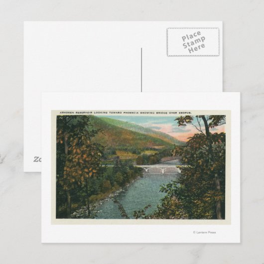 Phoencia, Brug over Esopus Briefkaart (Voorkant / Achterkant)