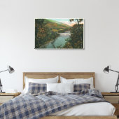 Phoencia, Brug over Esopus Canvas Afdruk (Insitu (Slaapkamer))