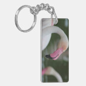 Phoenicopterus roseus sleutelhanger (Voorkant Links)
