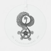 Phoenix 10 jaar metalen ornament (Voorkant)