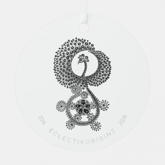 Phoenix 10 jaar metalen ornament (Voorkant)