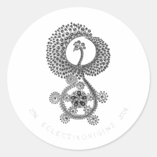 Phoenix 10 jaar ronde sticker