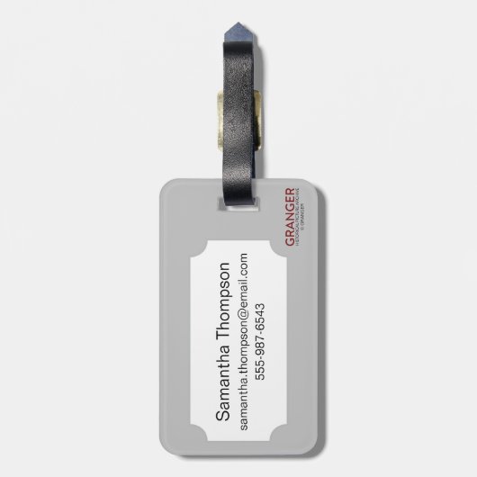 Phoenix, 1524 bagagelabel (Achterkant verticaal)