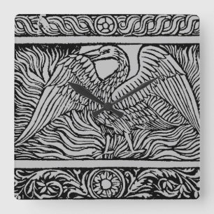 Phoenix 1524 vierkante klok