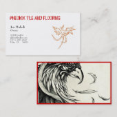 Phoenix_4, PHEONIX TILE AND FLOORING, Joe Mofa... Visitekaartje (Voorkant / Achterkant)