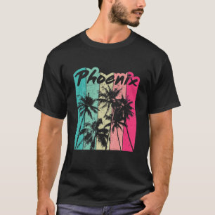 Phoenix 80'S Retro Palm Trees Phoenix Vacation T-shirt