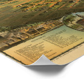 Phoenix Arizona 1885 Panorama Poster (Hoek)