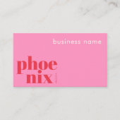 Phoenix Arizona bedrijf winkel Visitekaartje (Voorkant)