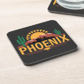 Phoenix Arizona Bier Onderzetter (Linkerzijde)