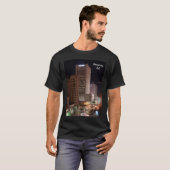 Phoenix Arizona bij Night Skyscrapers Unisex T-shirt (Voorkant volledig)