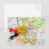 Phoenix, Arizona Briefkaart (Voorkant / Achterkant)