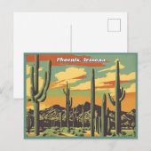 Phoenix, Arizona Briefkaart (Voorkant / Achterkant)